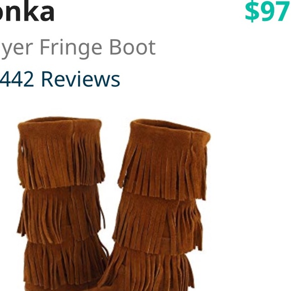 Fringe Calf High Boots - Picture 8 of 8